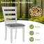 Ensemble de table de salle à manger extensible pour 4 personnes, ensemble de table de salle à manger extensible en bois massif 5 pièces, grandes tables et chaises de cuisine rectangulaires pour la salle à manger, la cuisine