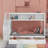 Twin Over Full Bunk Bed With Shelfs, Storage Staircase And Drawers-113697736
