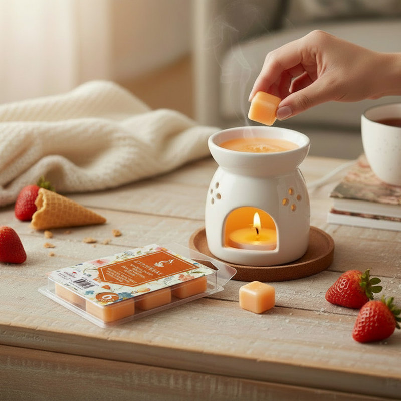 Ensemble de 6 cubes de bois de santal Haight Ethereal