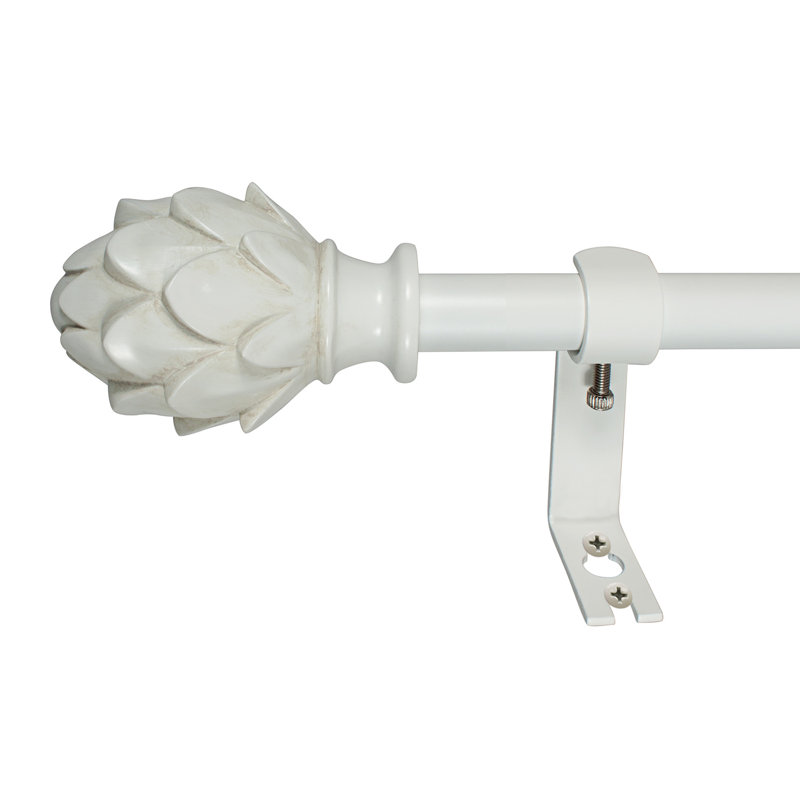 Macala Steel Adjustable, 26" H x 48" W x 4" D, Antique White