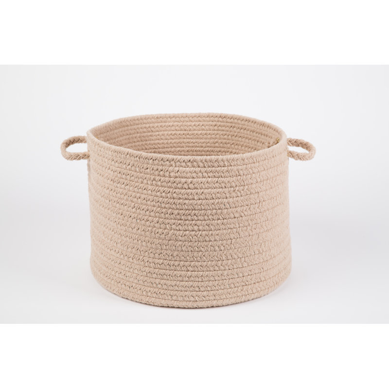 Panier en tissu Smyth, Beige