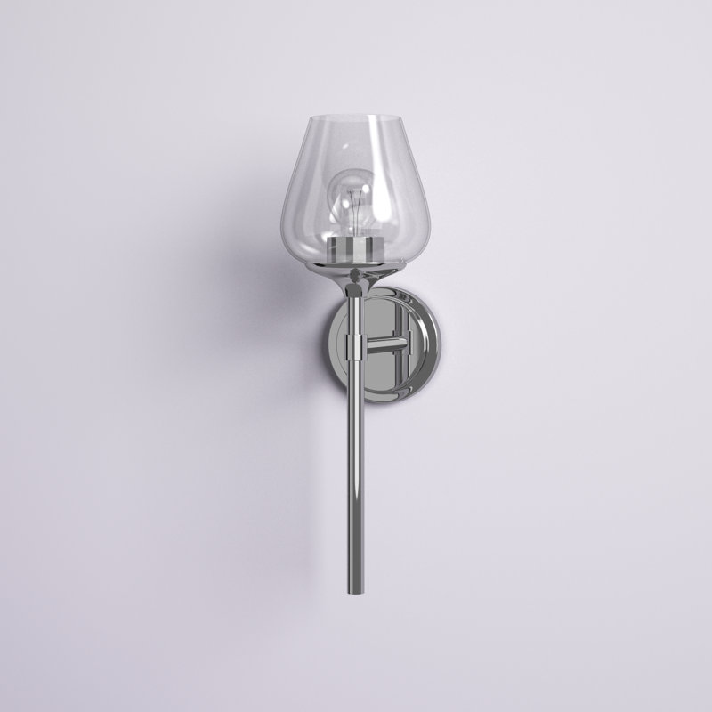 Ardeen Dimmable Bath Sconce, Polished Chrome