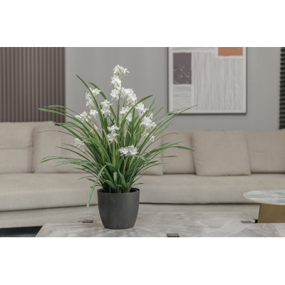 34'' Faux Lemon Grass in Pot