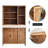 Old Elm Multi-Layer Utility Bookcase