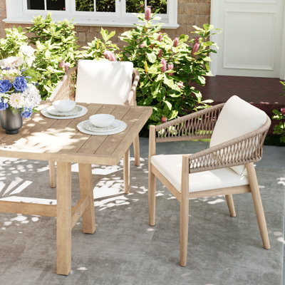 Outdoor Dining Chair With Cushions