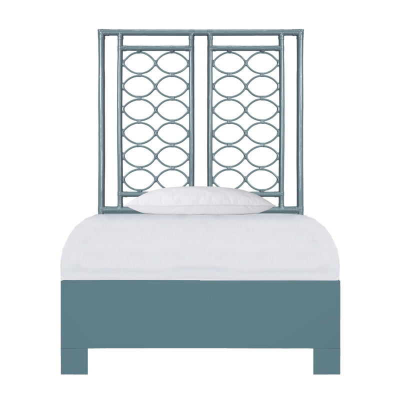 Infinity Low Profile Platform Bed, Twin, Regatta Blue