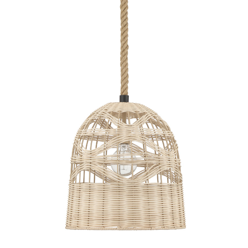 Grand luminaire suspendu 1 lumière Hunter Baskel