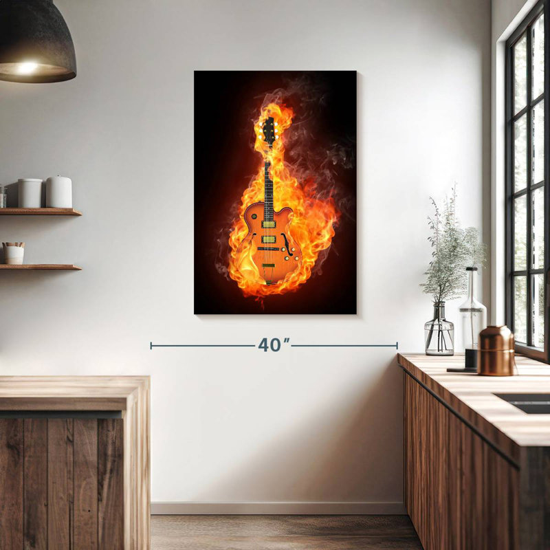 Guitare électrique Abarca Blazing, H 39 po x l 26 po