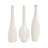 Ceramic Slim Textured Bottleneck Decorative Vase with Varying Patterns Set-284294632