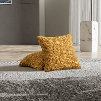 Housse extensible pour coussin décoratif - Facile à nettoyer et durable - Collection Comfort