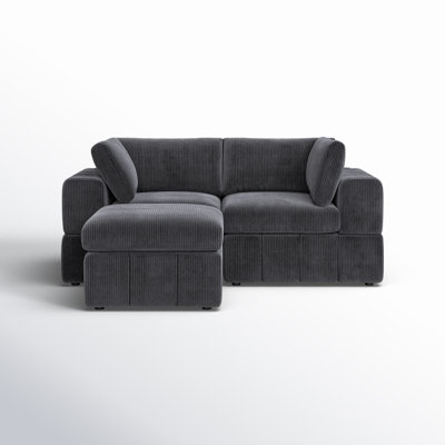 Andrielle Corduroy L-Shaped Sectional Reversible