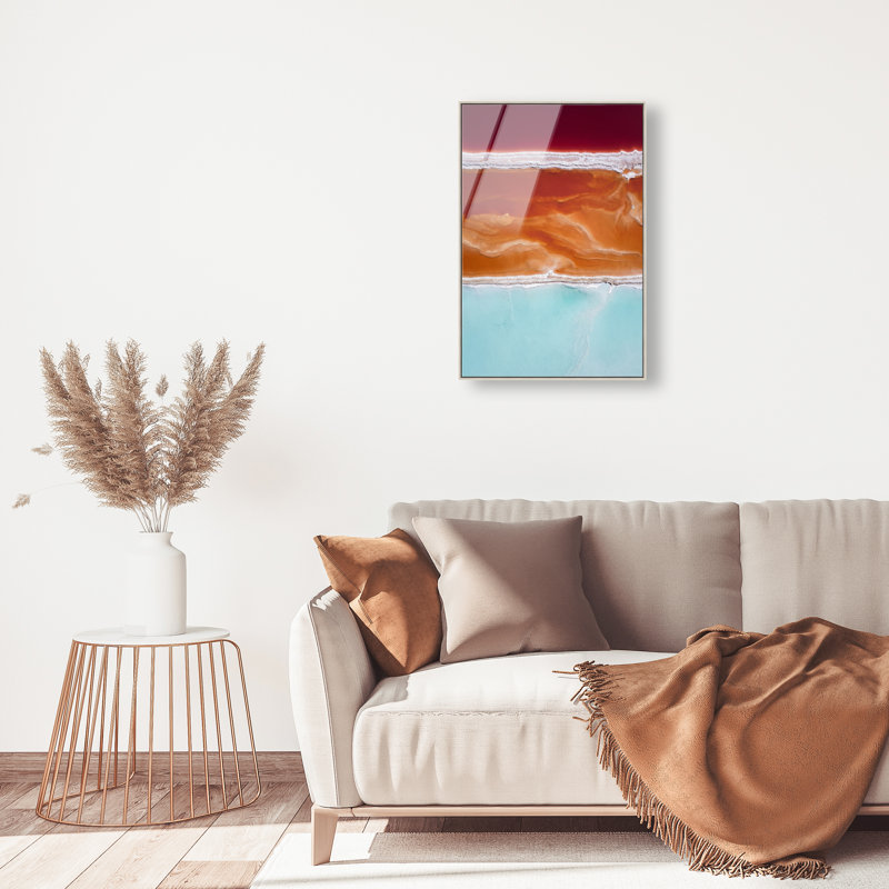 Surreal Coast Print, 55"H x 37"W, Silver Floater Frame