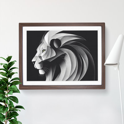 Exclusive Abstract Lion - Single Picture Frame Print