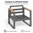  Outdoor Aluminum Armchair Set with Olefin Cushions-43532409