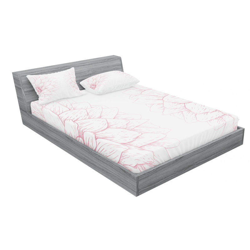 Microfiber Sheet Set, Full Sheet Set with Fitted Sheet