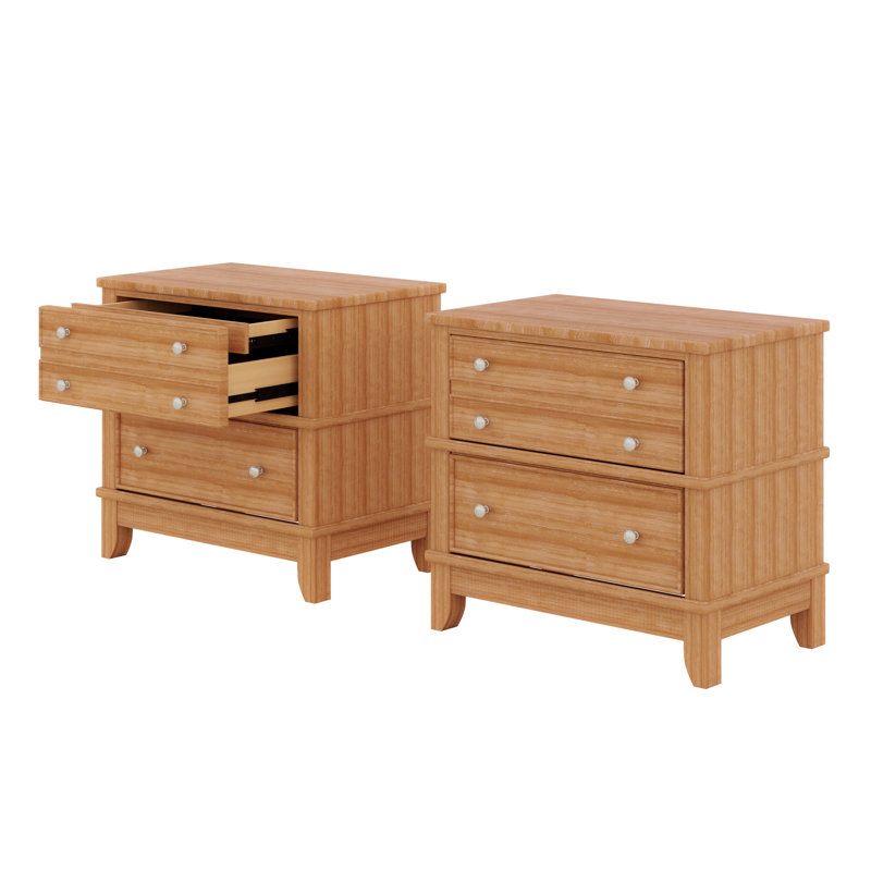 Ensemble de 2 tables d'appoint Hazel à 3 tiroirs pour le salon, le couloir et le vestibule Hazel