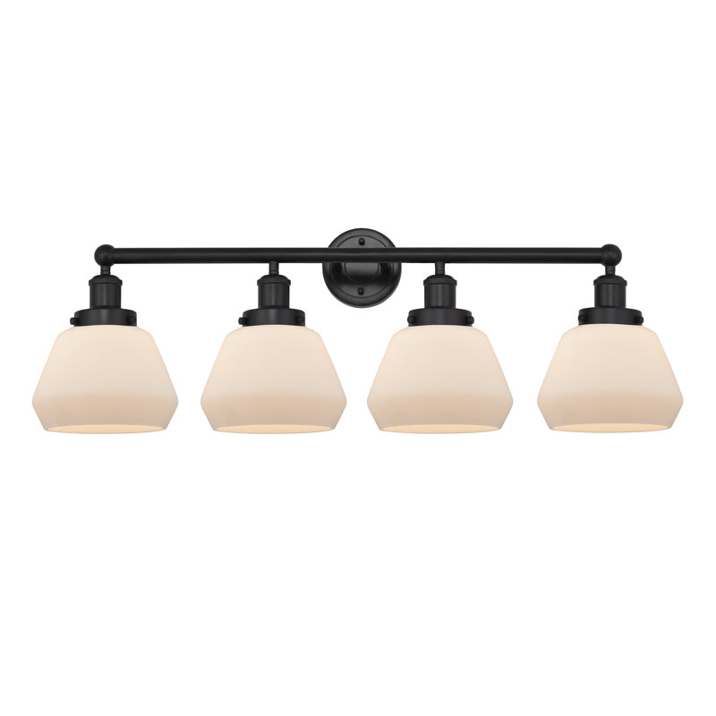Rivka 4 - Light Dimmable Vanity Light, Matte Black, Matte White