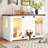 Large Cat Litter Box Enclosure with LED Light