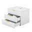 Armoire murale suspendue 24 po avec tiroir double, petit lavabo de salle de bain rectangulaire flottant avec trou de robinet simple et trop-plein, armoire de salle de bain moderne avec lavabo en céramique-413633752
