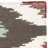 Rodgers Hand Woven Flat Weave Wool/Viscose/Cotton Geometric Rug in Ivory/Blue/Brown-802690485