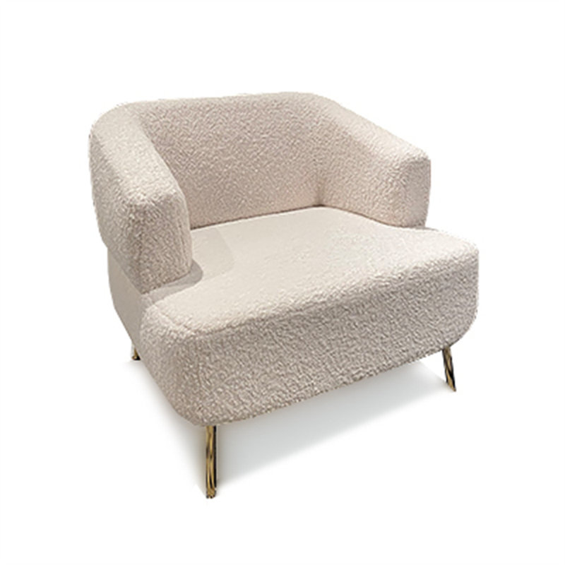 Fauteuil demi-tonneau en polyester 32 po