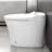 Modern Ceramic Toilet With Adjustable Temp Seat & Water Feature Auto Flush Material