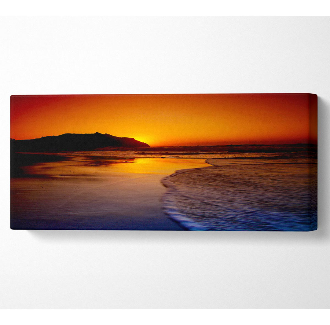 Rotes Meer Dämmerung Panoramaleinwand