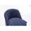 Set Of 2 Chenille Fabric Dining Chairs With Universal Wheels-767385652