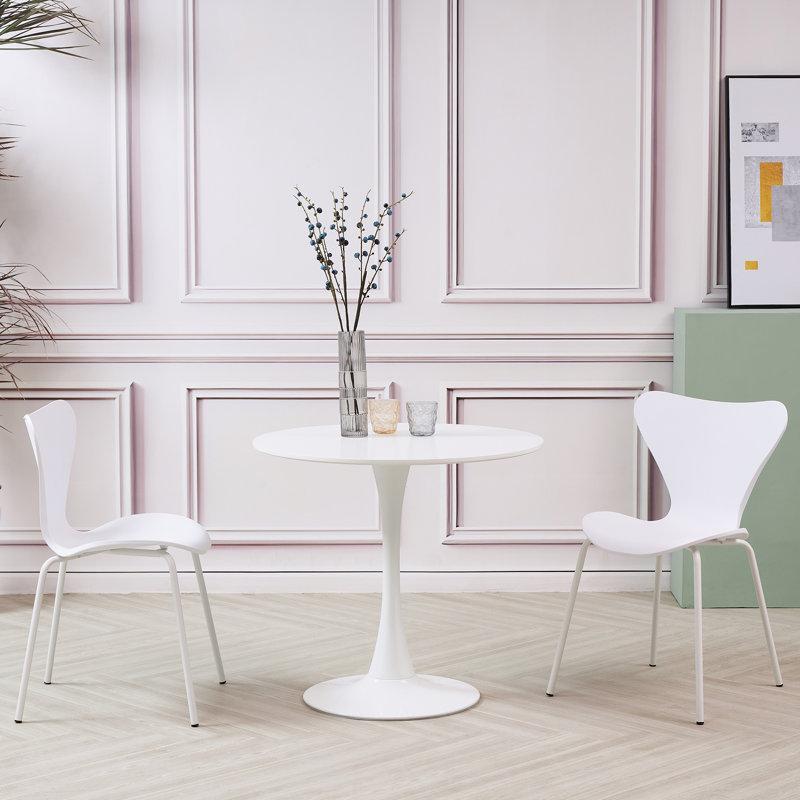 Camaran Dining Table with Sturdy Pedestal Metal Base