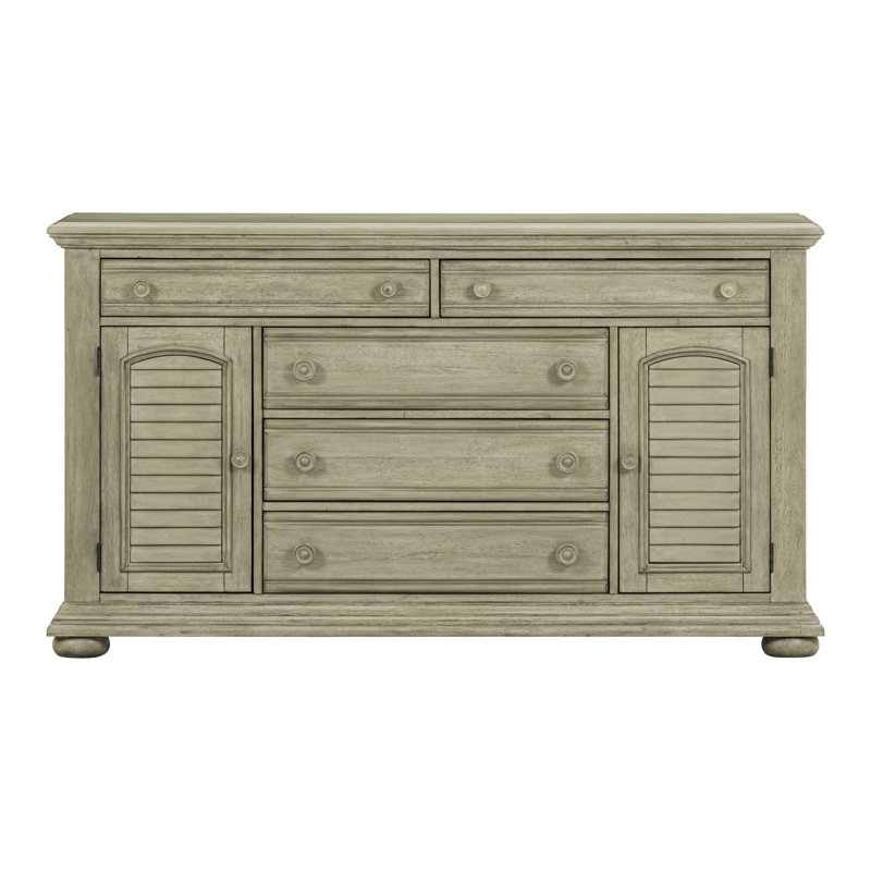 Commode 2 tiroirs 5 portes