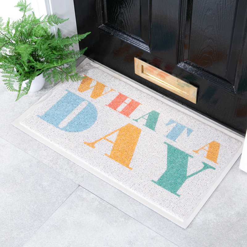 Havily Non-Slip Floral Indoor Doormat