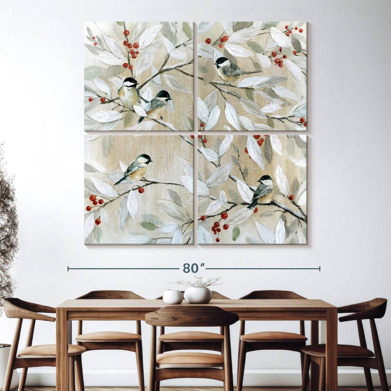 Brampt Winter Chickadees