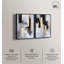 Ensemble de 2 reproductions sur toile Luxe -170662233-170662187-170662193