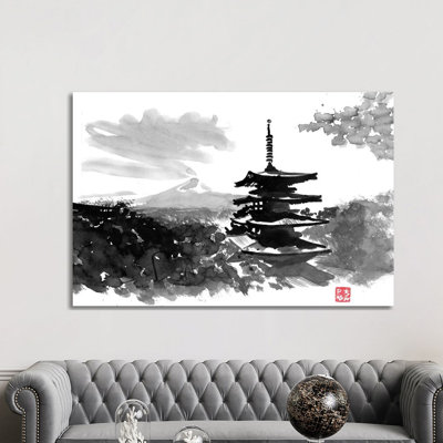 Temple by Péchane - Print on Canvas