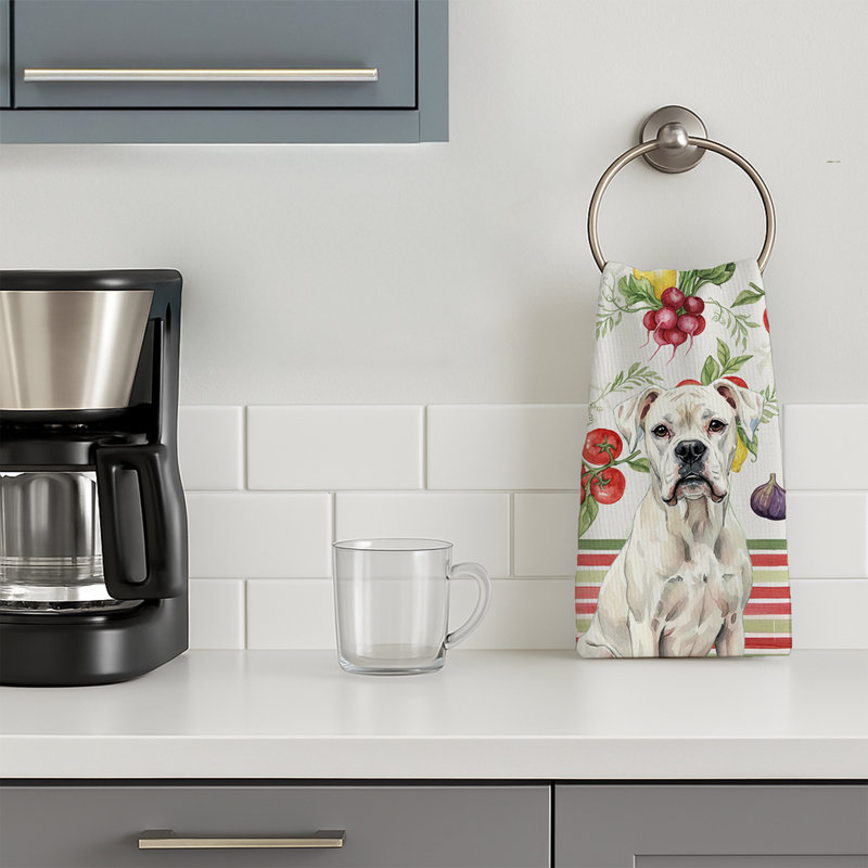 Serviette de cuisine White Boxer, White Boxer