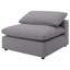Fauteuil d'appoint rembourré en tissu Grey Boucle