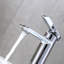 Robinet de salle de bain à un trou avec drain-39301448