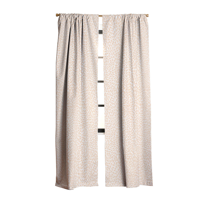 Rideau occultant crème Iveta Abolina Raindrops (1 panneau), L 50 po x L 96 po