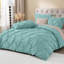  Luxurious Microfiber Pintuck Design Duvet Cover With Pillowcases -123432745-123432751