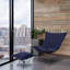 Fauteuil Scroll Puff Titanium - Barbet Royal-315891973