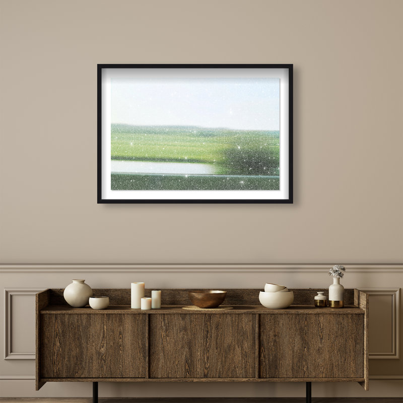 Velocity Meadow I Print by Oliver Gal, 11.5"H x 16.5"W, Black Shadowbox