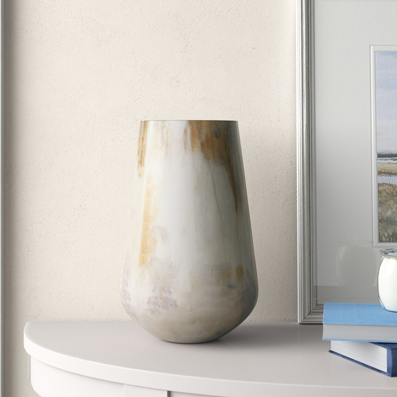 Eytan Metal Table Vase, 12.5" H x 8" W x 8" D