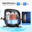 9.6 Gallon 110V 250W 2 Tanks Stainless Steel Beverage Dispenser  With Thermostat Controller