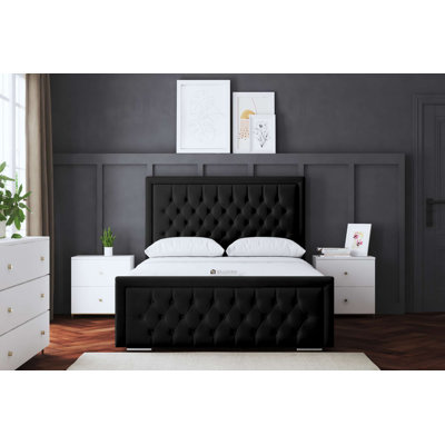 Allegra Upholstered Bed with Headboard