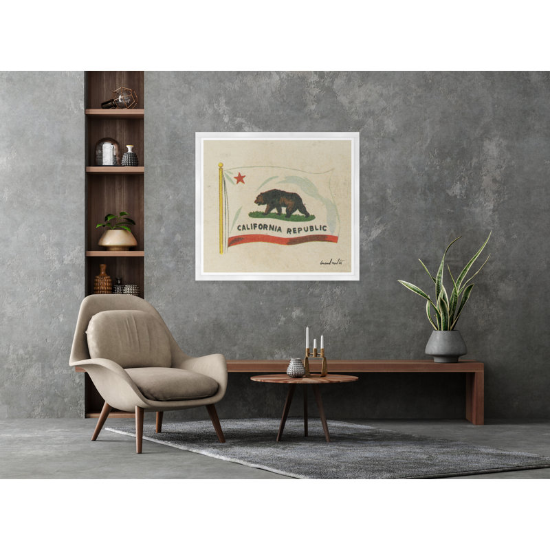 California Print, White
