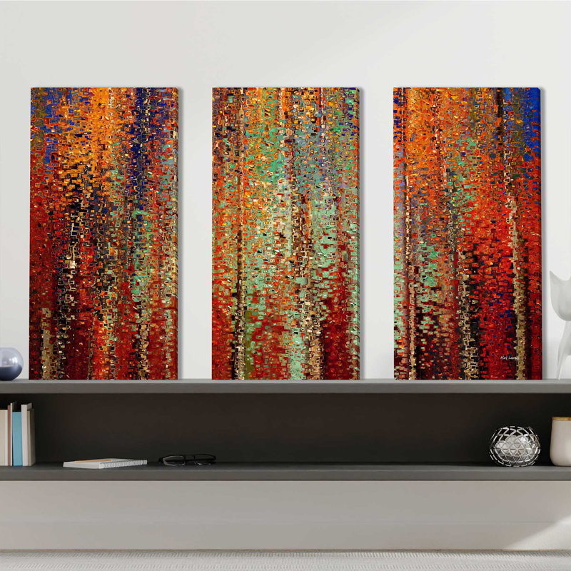 «My Kingdom Is Not of This World» par Mark Lawrence - ensemble de 3 impressions sur toile tendue