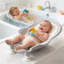 Bassin de bain pour bébé multifonctionnel compatible avec un lavabo de comptoir ou une baignoire.