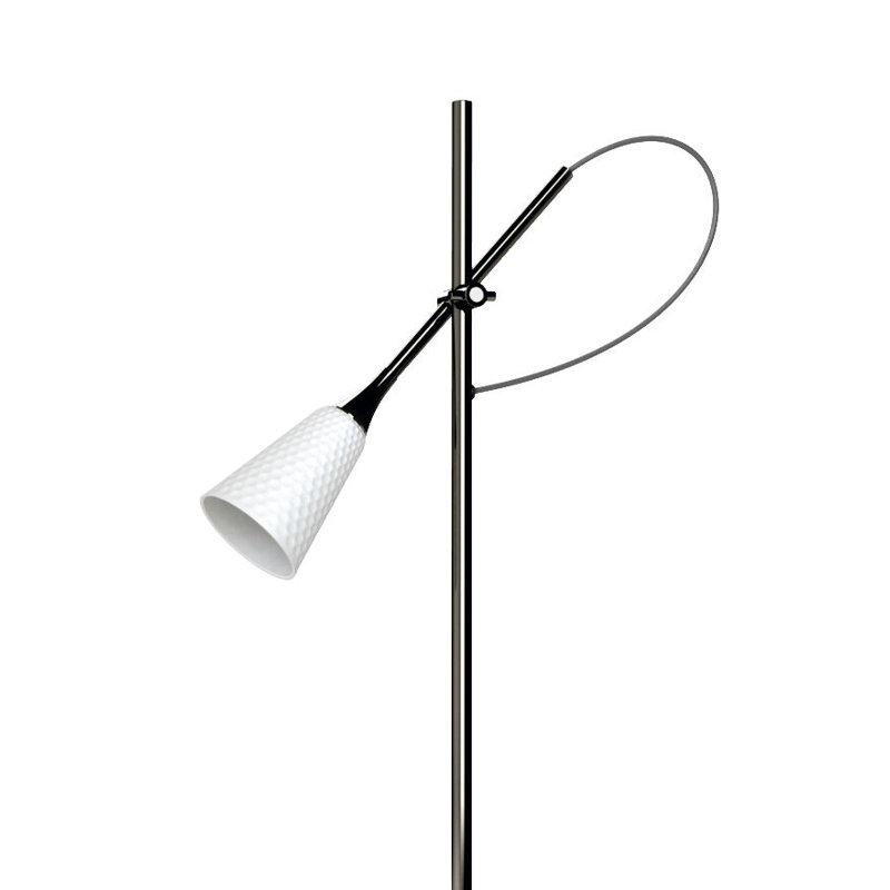 Jamz 65" LED Reading Floor Lamp, Black