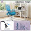 Chaise de dessinateur ergonomique avec support lombaire réglable, repose-pieds et accoudoirs rabattables, chaise de bureau à hauteur de comptoir en filet pour la maison et le bureau-129937173-129937174