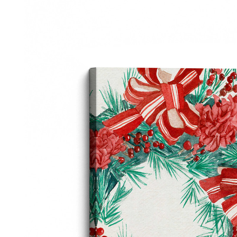 «Yuletide Harmony II» par Melissa Wang, reproduction d'art sur toile, H 16 po x l 12 po, Toile tendue, Ne s’applique pas